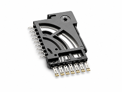 High-speed backplane injection molding components